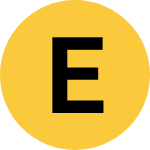 center letter E