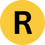center letter R