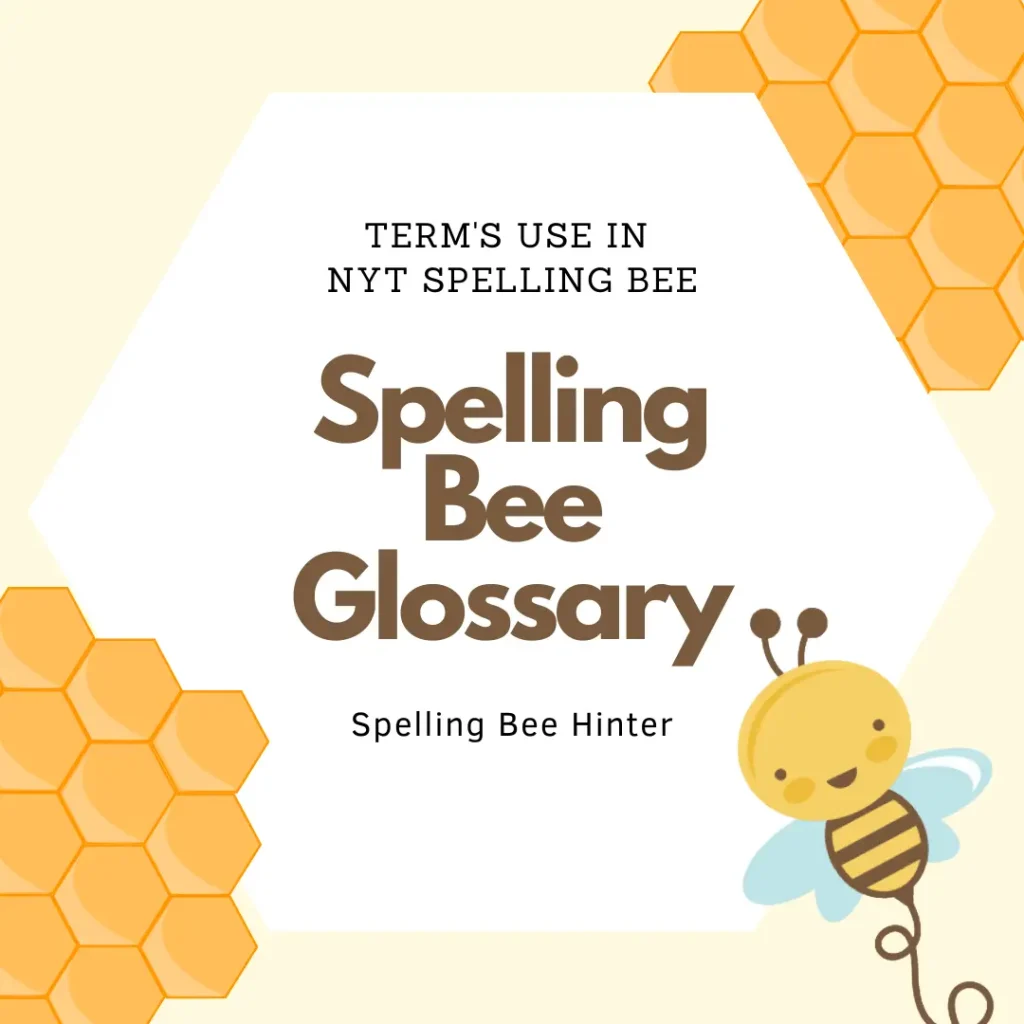 Spelling Bee Terms Glossary